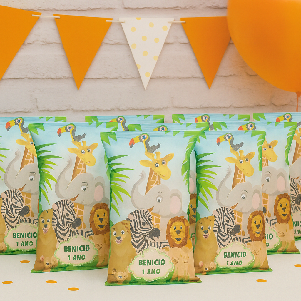 Bolsita Chip Bag Personalizada para Golosinas y Cumpleaños