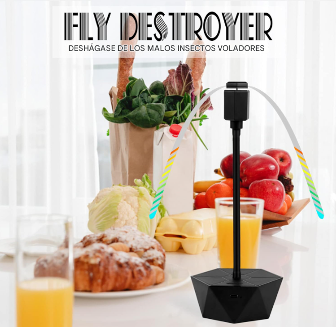 Ventilador repelente de mosca para mesa