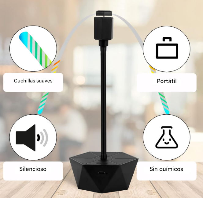 Ventilador repelente de mosca para mesa