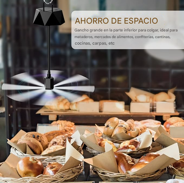 Ventilador repelente de mosca para mesa