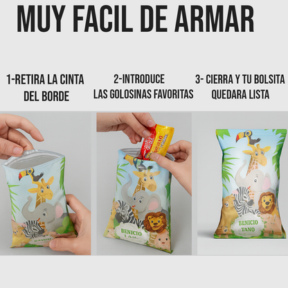 Bolsita Chip Bag Personalizada para Golosinas y Cumpleaños