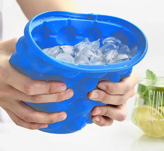 Molde de silicona para hacer cubitos de hielo