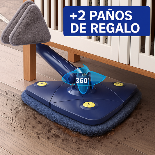 Fregona de Limpieza 360 + 2 paños de regalo